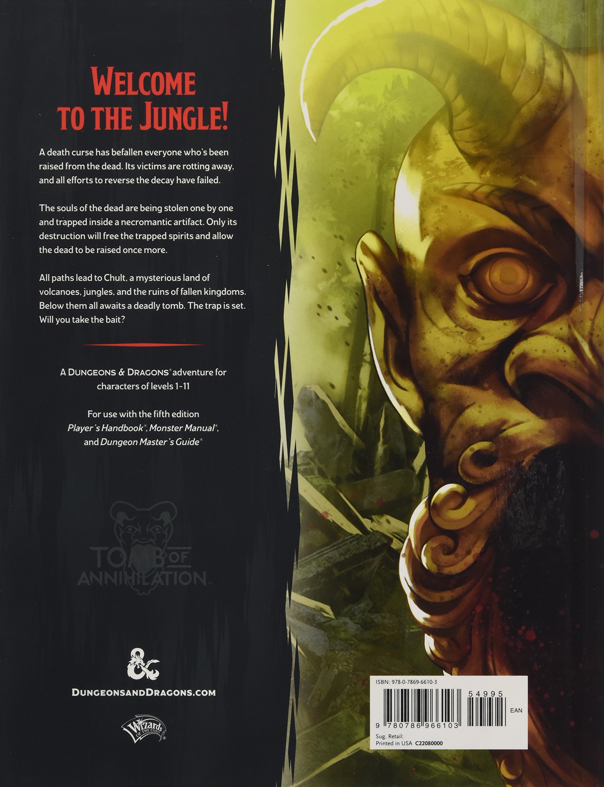 Dungeons and Dragons : Tomb of Annihilation Hardcover